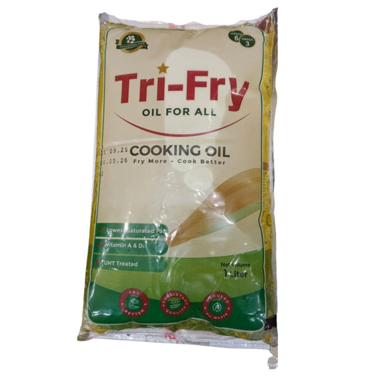 Try Fry Cooking Oil 1 Litre – Light, Pure & Perfect for Everyday Cooking