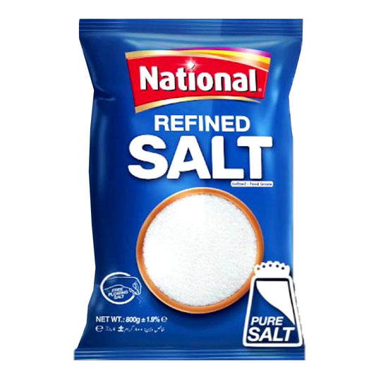 National Iodized Salt – 1kg (Pure & Refined Table Salt)